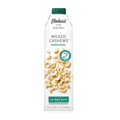 Leche De Cajuil Sin Azúcar Elmhurst 32 Onz