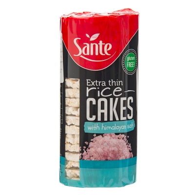 Tortitas De Arroz Con Sal Himalaya Sin Gluten Sante 110 Gr