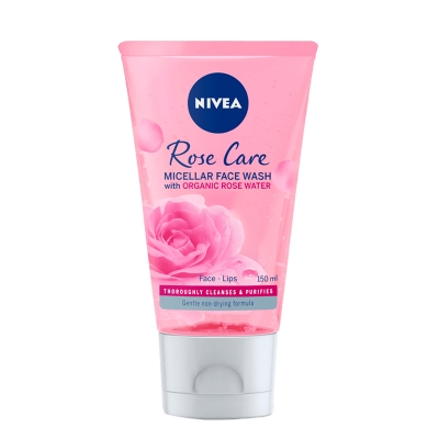 Gel Limpiador Facial Rose Care Nivea 150 Ml