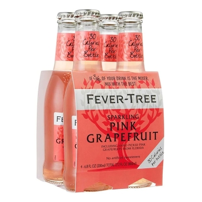Agua Tónica Pink Grapefruit Fever Tree 200 Ml 4 Und/Paq