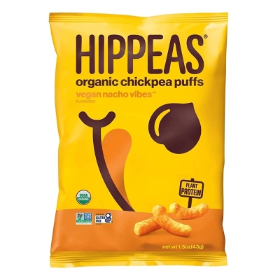 Snack Puff Sabor Nacho Vibes Hippeas 1.5 Onz