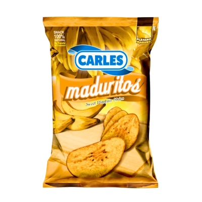 Chips Maduritos Con Sal Carles 140 Gr