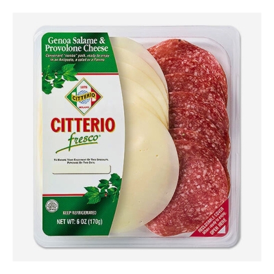Bandeja de Genoa y Queso Provolone Citterio 6 Onz