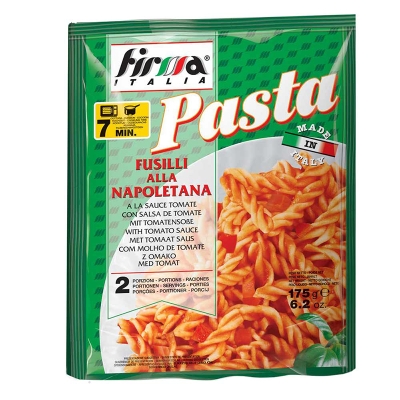 Pasta Fusilli Con Salsa Napolitana Firma Italia 175 Gr
