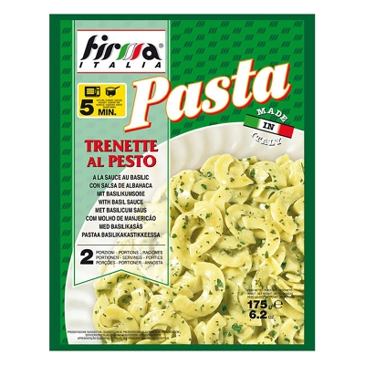 Pasta Pre-Cocida Trenette Con Pesto Firma Italia 175 Gr