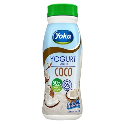 Yogurt Bebible Sabor Coco Yoka 8 Onz