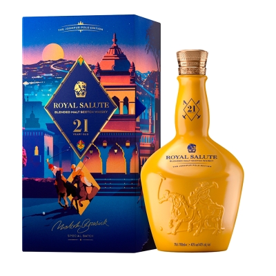 Whisky Jodhpur Polo Edición 21 Años Royal Salut 70 Cl.