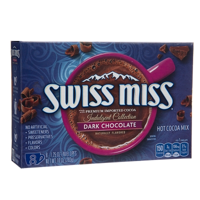 Chocolate Negro En Polvo Swiss Miss 8 Sobres