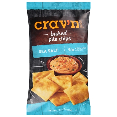 Pita Chips Con Sal Cravn 7.33 Oz