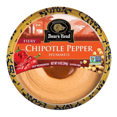 Hummus Fiery Chipotle Pepper Boar'S Head® 10 Onz