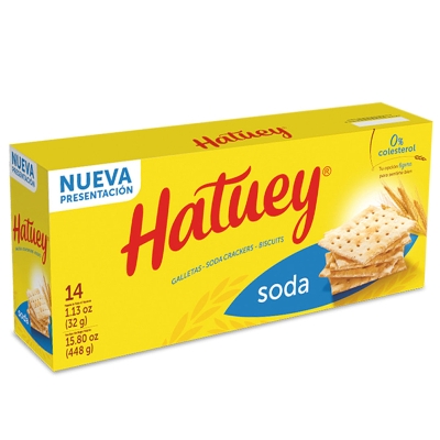 Galleta De Soda Hatuey 14 Paq