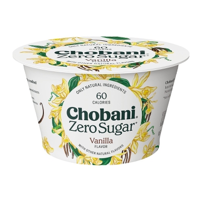 Yogurt Griego Sin Azúcar Sabor Vainilla Chobani 5.3 Oz