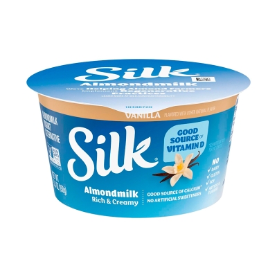 Yogurt De Leche De Almendra Sabor Vainilla Sin Azúcar Silk 24 Onz