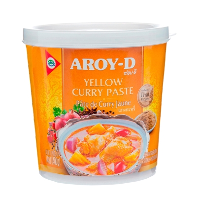 Curry En Pasta Amarillo Aroy-D 14 Onz