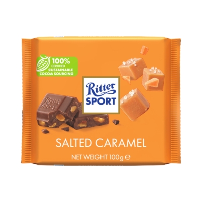 Chocolate Con Leche Salted Caramel Ritter Sport 100 Gr.