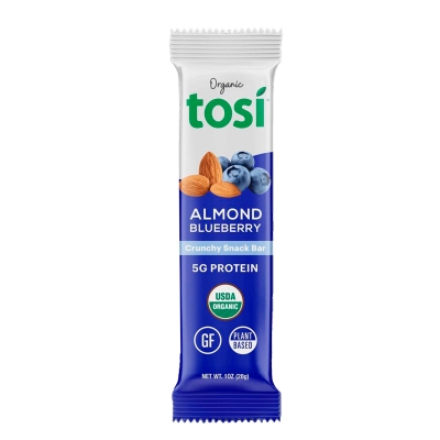 Barra de Almendra y Arandanos Vegan Tosi 1 Onz