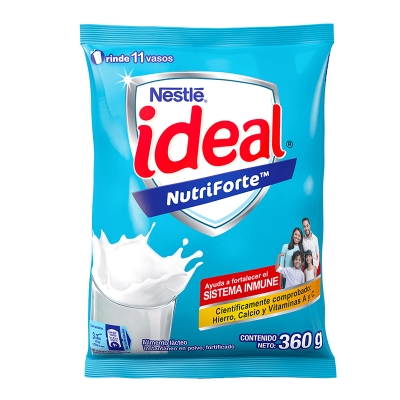 Alimento Lácteo en Polvo Nestlé Ideal Bolsa 360 Gr