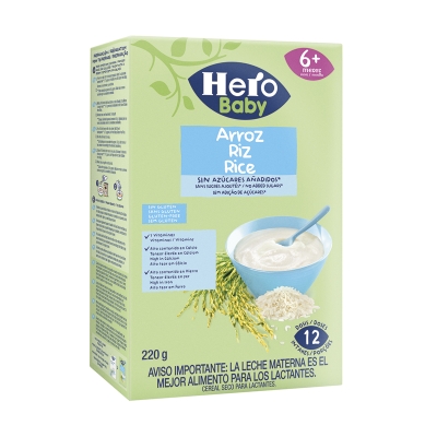 Papilla De Arroz Sin Gluten Hero 220 Gr