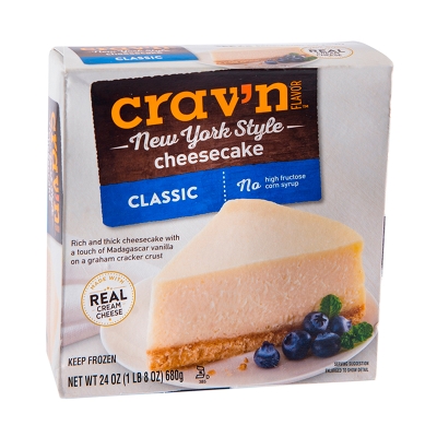 Cheesecake Clásico Estilo New York Crav'N 24 Onz
