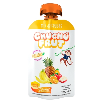 Compota Mix De Frutas Chuchu Frut 100 Gr