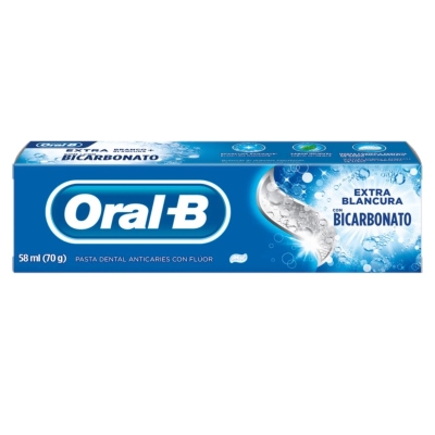 Crema Dental Con Bicarbonato Oral B 70 Gr
