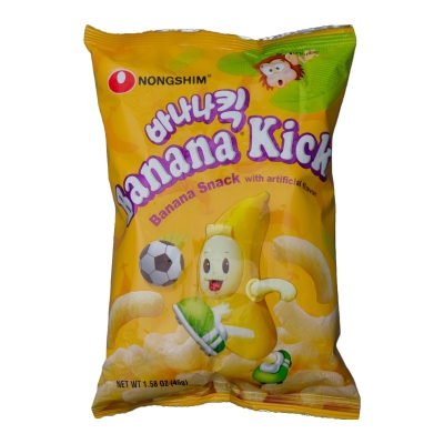 Snack Sabor A Banana Banana Kick Nongshim 45 Gr