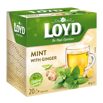 Té De Menta y Jengibre Loyd 20 Und/Paq