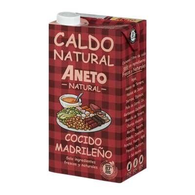 Caldo Natural Cocido Madrileño Aneto 1 Lt