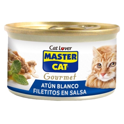 Alimento Para Gatos Atún Blanco Master Cat 85 Gr