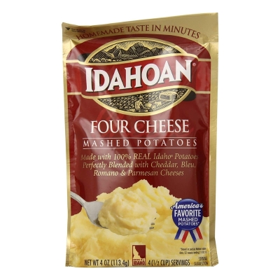 Puré De Papas Instantáneo Con 4 Queso Idahoan 4 Onz