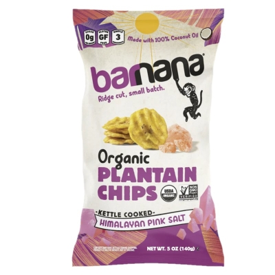 Platanitos Con Sal del Himalaya Sin Gluten Barnana 5 Onz