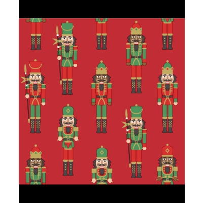 Servilletas De Papel Lunch Nutcracker Red Paper Design 20 Und/Paq