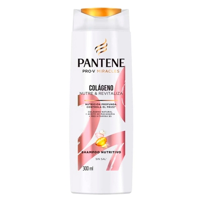 Shampoo Colágeno Nutre Y Revitaliza Pantene 300 Ml