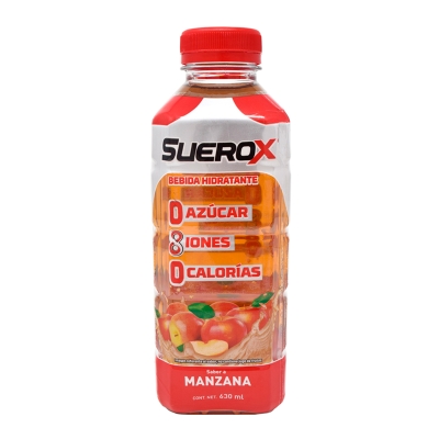 Bebida Hidratante Sabor Manzana Suerox 630 Ml
