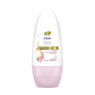 Desodorante Para Mujer Tono Uniforme Rosas Dove 50 Ml
