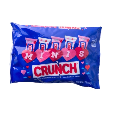 Mini Chocolates Fun Size  San Valentin Crunch 9.4 Onz