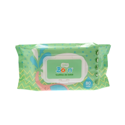 Toallitas Húmedas Para Bebe Lider 80 Und/Paq