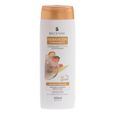 Acondicionador Aceite de Argán Hidratación y Movimiento Becense 300 Ml