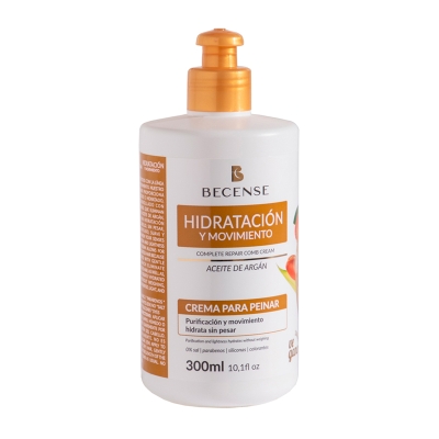 Crema Para Peinar Hidratación y Movimiento  Becense 300 Ml