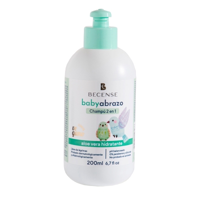 Shampoo Para Bebes Aloe Vera Becense 200 Ml