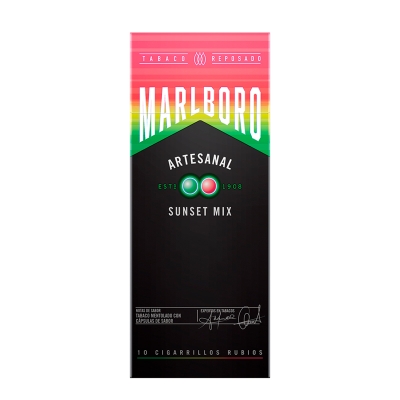 Cigarrillos Crafted Sunsent Mix Malboro 10 Und/Paqc