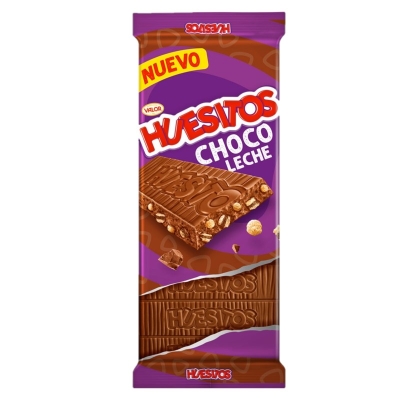 Barra de Chocolate Con Leche Huesitos Valor 125 Gr