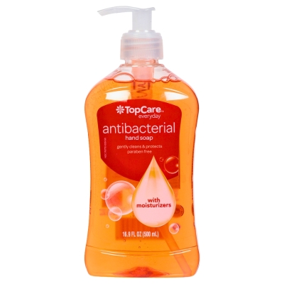 Jabón Líquido de Manos Antibacterial Hidratante Top Care 18 Onz