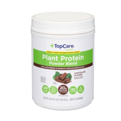Proteína a Base de Plantas Sabor Chocolate Top Care 18.4 Onz