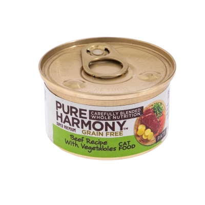 Alimento Húmedo Para Gatos Res y Vegetales Pure Harmony 3 Onz