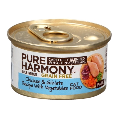 Alimento Para Gatos Pollo y Verduras Pure Harmony 3 Onz