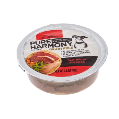 Comida Para Perros Sabor Res Pure Harmony 3.5 Onz