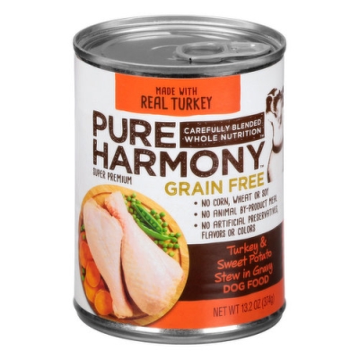 Comida Para Perros de Pavo y Pollo Pure Harmony 12.5 Onz