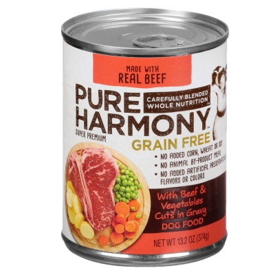 Comida Para Perros de Res y Verduras Pure Harmony 13.2 Onz