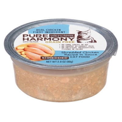 Alimento Para Gatos Pollo Triturado con Salsa Pure Harmony 2.8 Onz